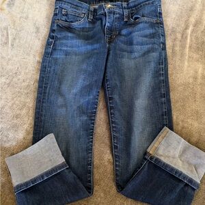 Joe's Jeans Dark Blue Cropped Denim
